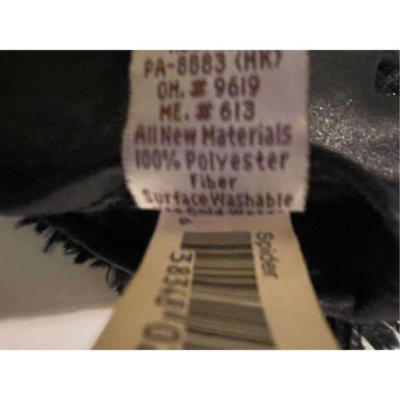 Folkmanis Black Plush Spider puppet Black Hand Glove Puppet Movie Prop Eight Leg - Picture 12 of 13